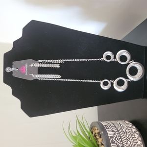 Solar Cycle Silver Necklace